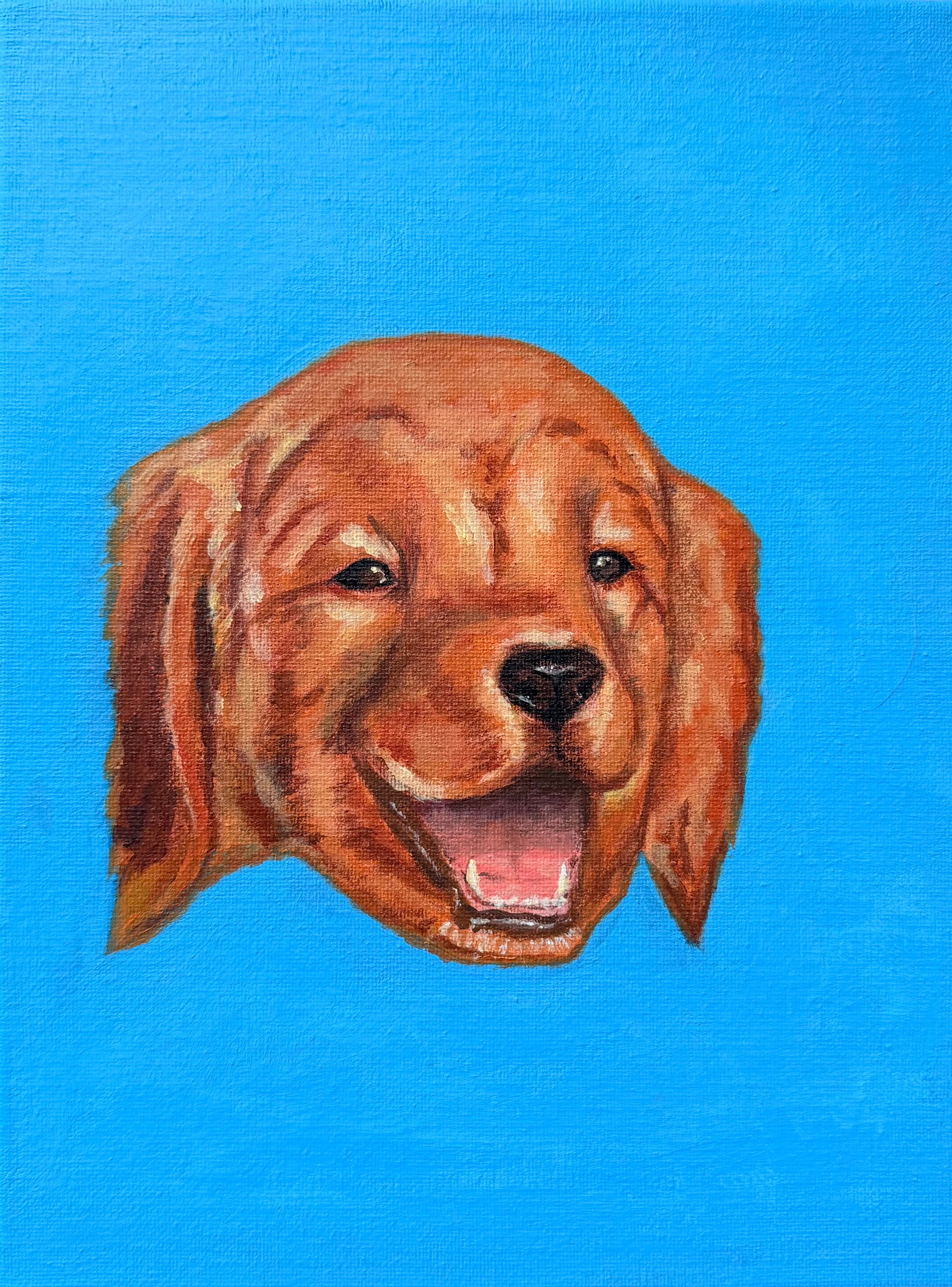 Custom pet portrait example